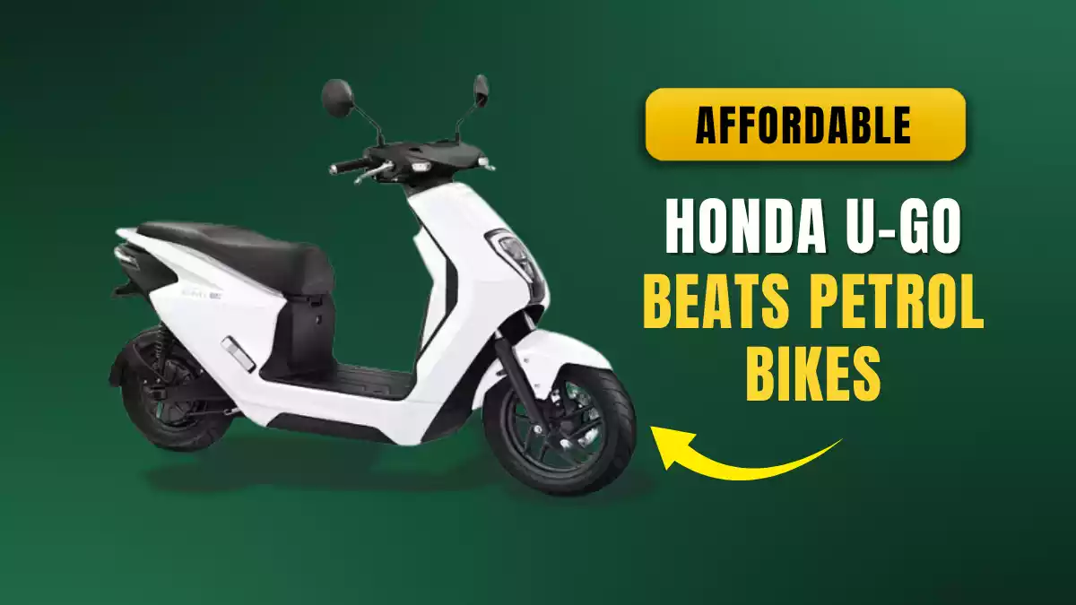 Honda U-Go at ₹87,000: The Electric Scooter That Beats Petrol Bikes